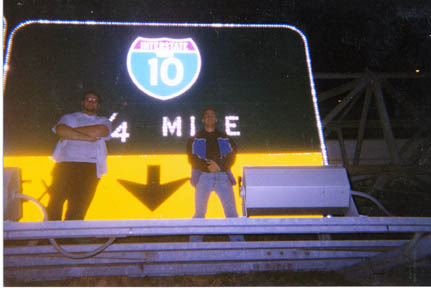 on sign